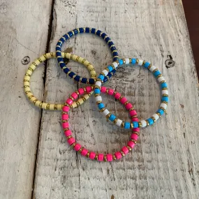 enamel single color bracelets (multiple colors)