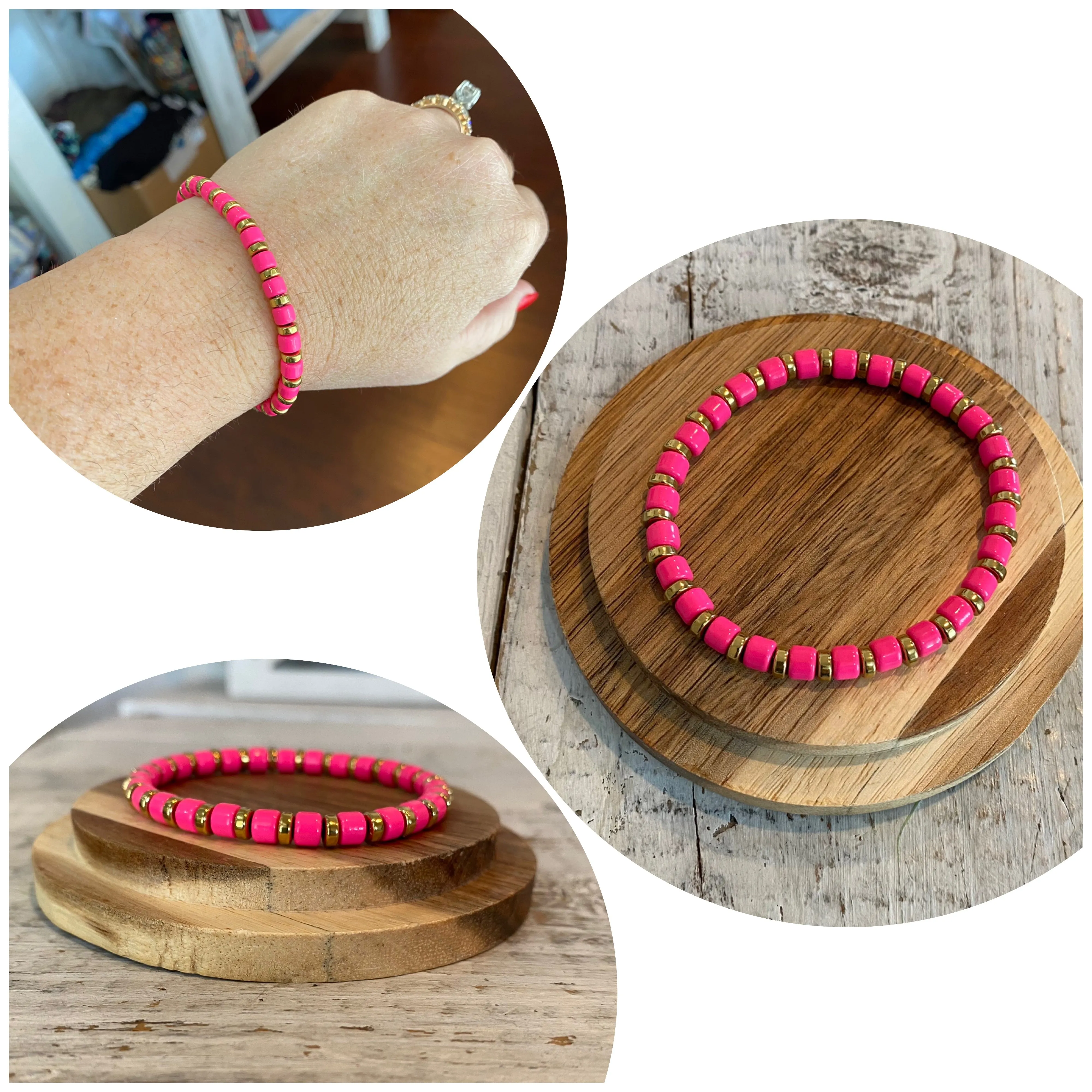 enamel single color bracelets (multiple colors)