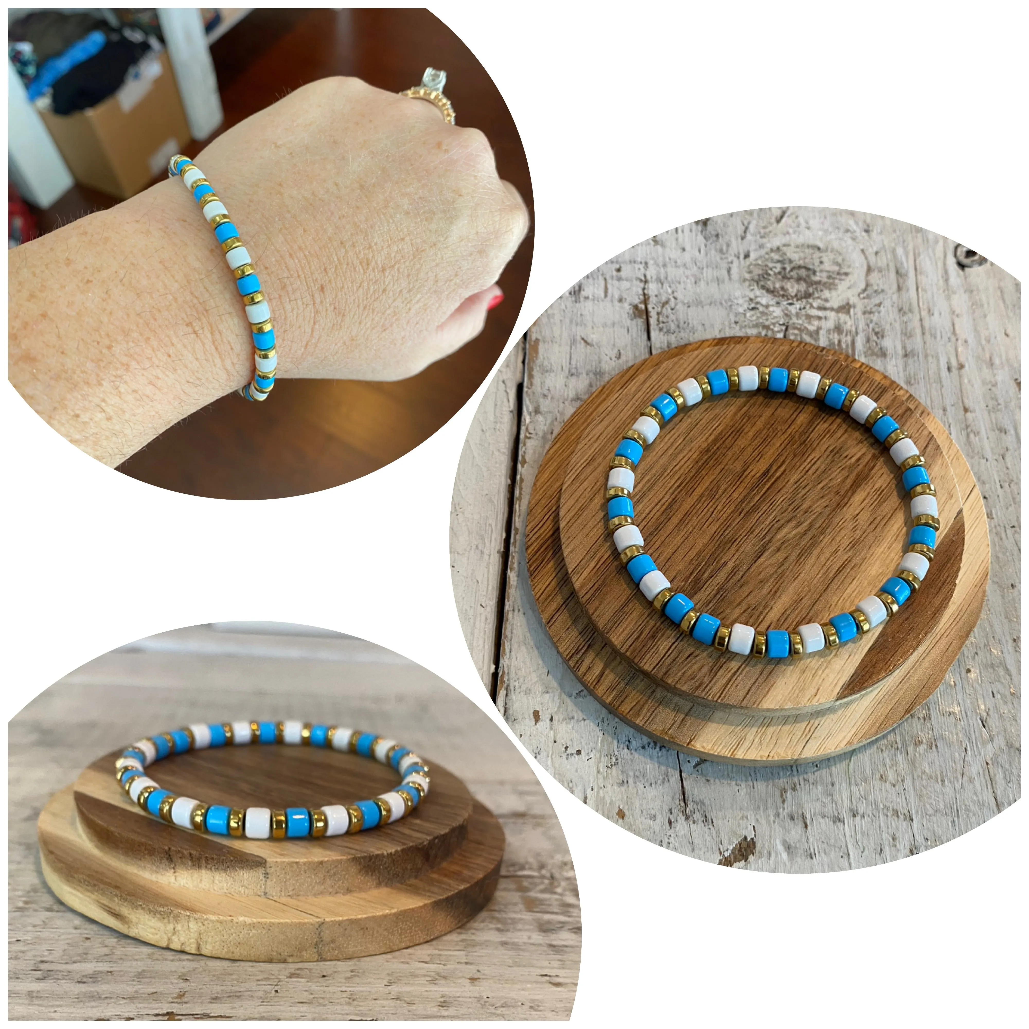 enamel single color bracelets (multiple colors)