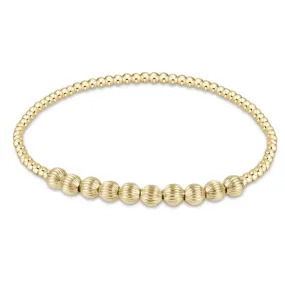 enewton Dignity Beaded Bliss 2mm Bead Bracelet - 4mm Gold