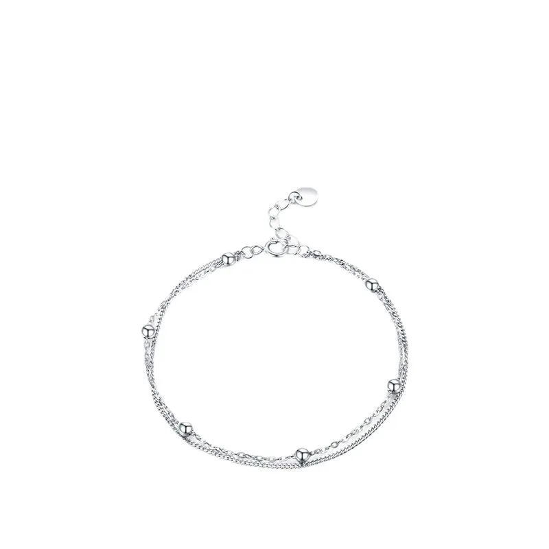 Everyday Genie Sterling Silver Double Bracelet