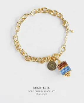 Everyday Gold Charm Bracelet - Challenge