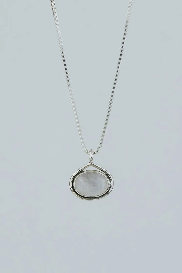 Evil Eye Necklace - Moonstone