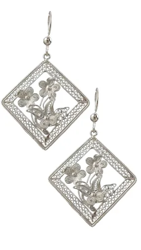 Filigree Floral Earrings