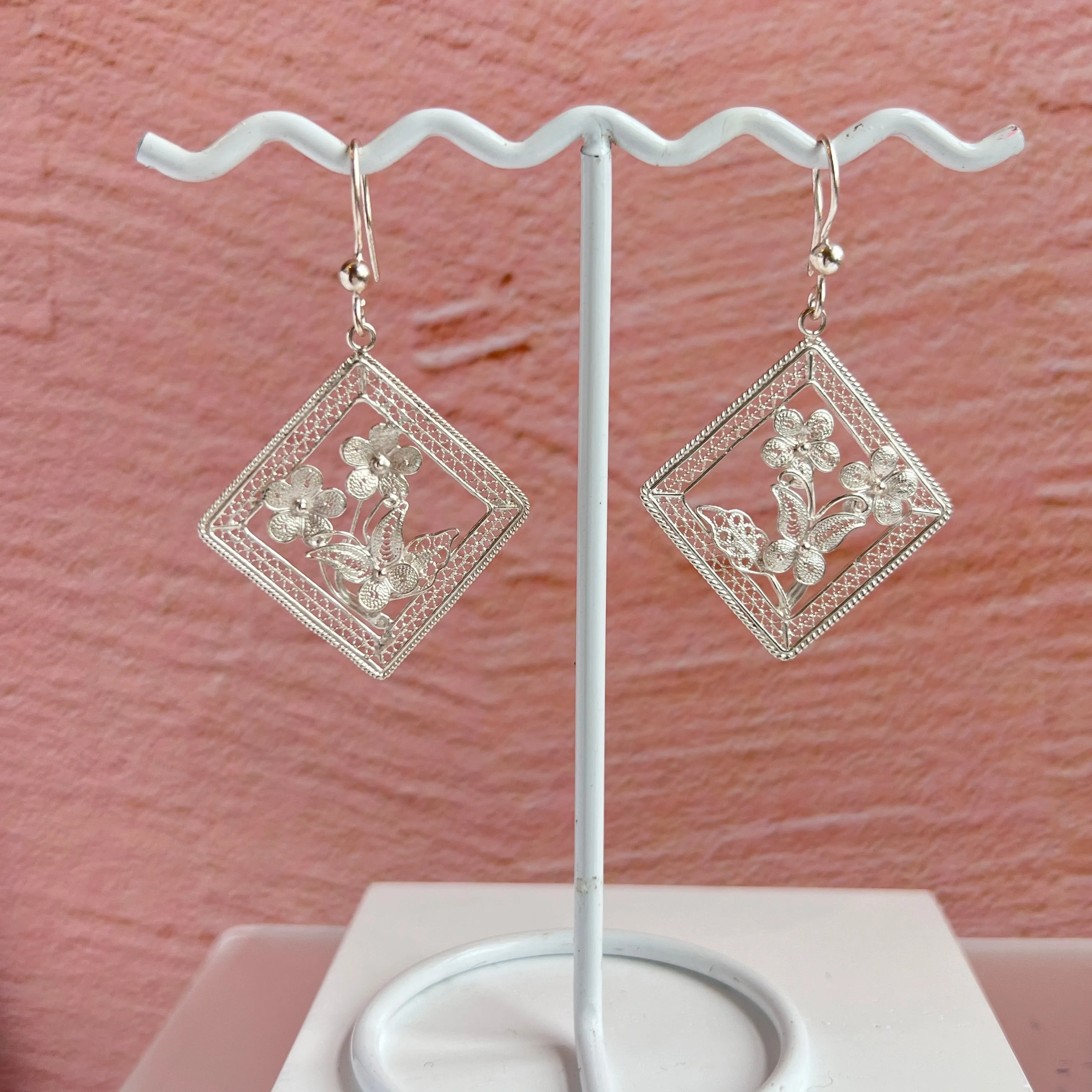 Filigree Floral Earrings