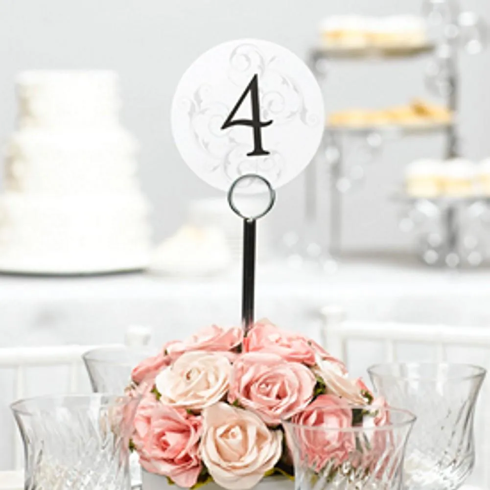 Filigree Table Number Cards - 1 to 40