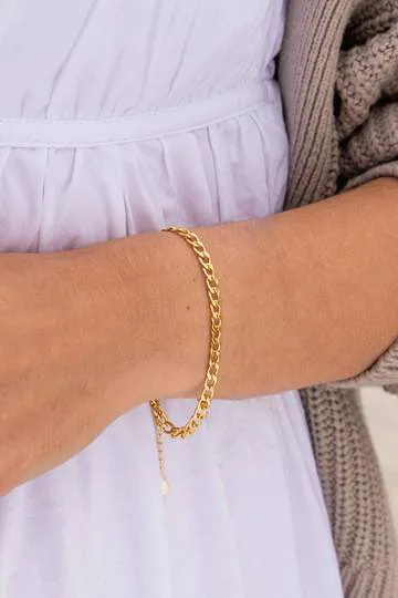 Formation Millie Flat Curb Chain Bracelet