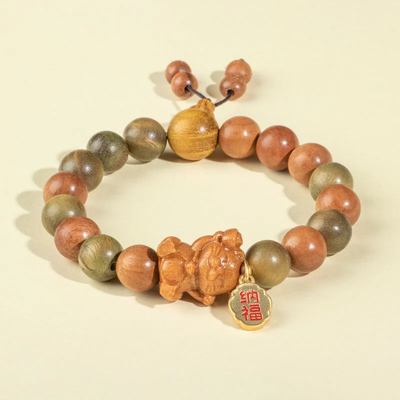 Fortune's Favor Sterling Silver Sandalwood Bracelet