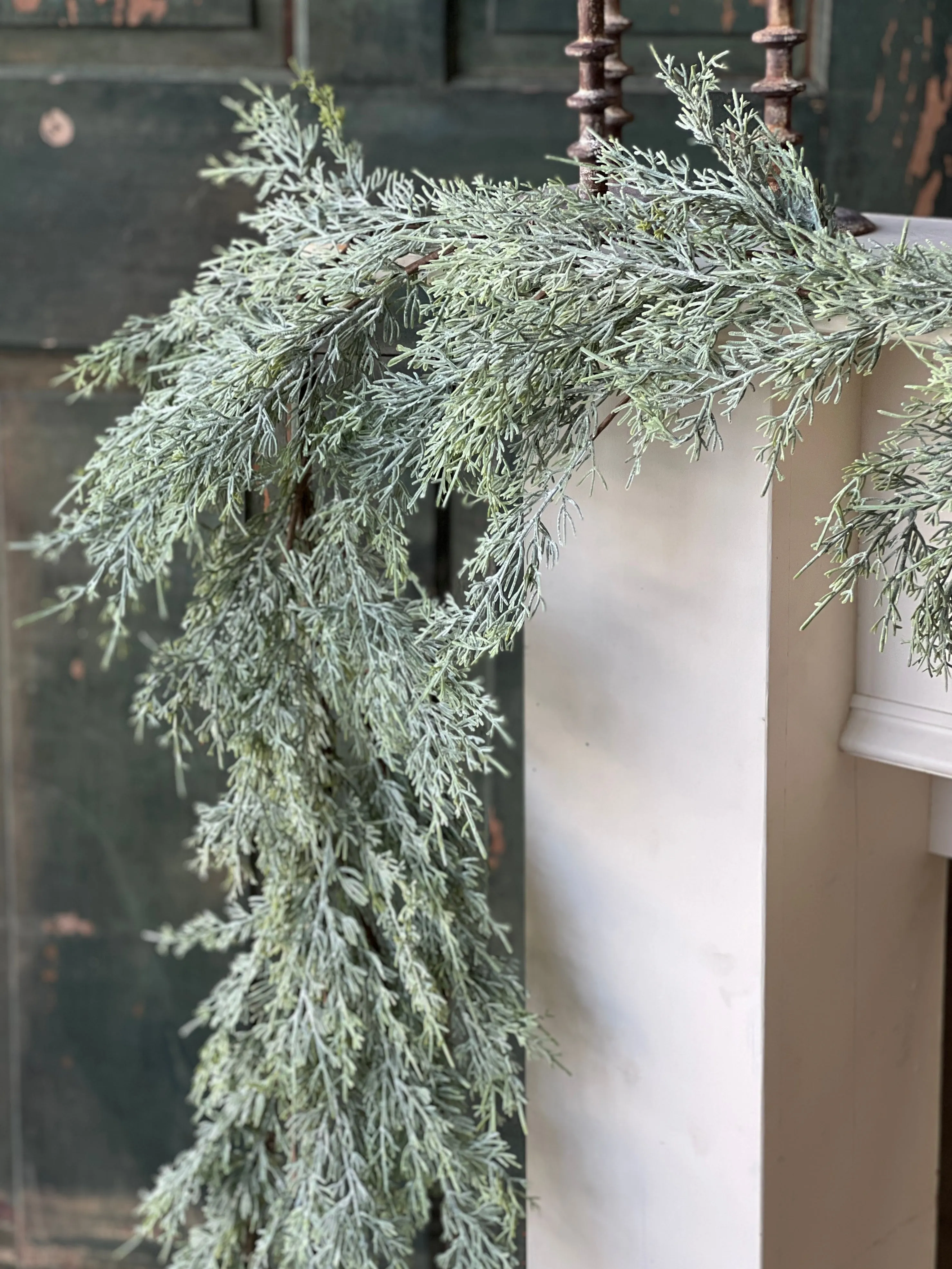 Frosted Filigree Weeping Garland | 6' | CASE PACK SPECIAL!  $7.95