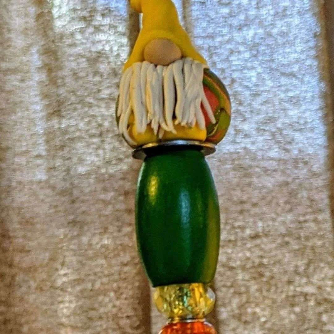 Gonk Gnome Garden Jewels/ Garden Suncatcher/ 12" or 24" Plant Stake