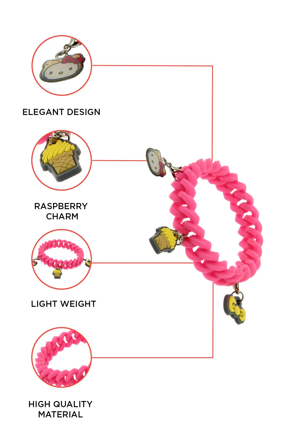 Hello Kitty Yellow (Vanilla) Scented Bracelet