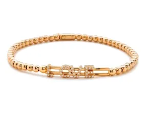 Hulchi Belluni 'Tresore' LOVE Stretch Bracelet (20359)