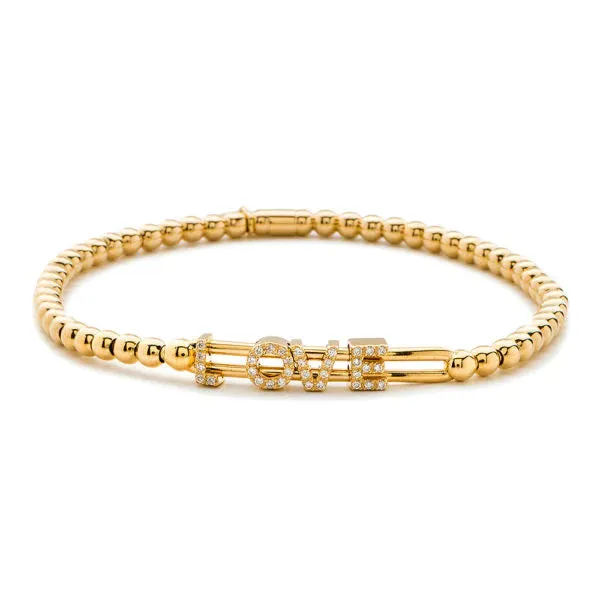 Hulchi Belluni 'Tresore' LOVE Stretch Bracelet (20359)