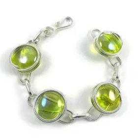 Infinity Bracelet - Crystal Yellow