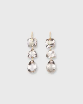 Jemima Earrings in Smokey Quartz