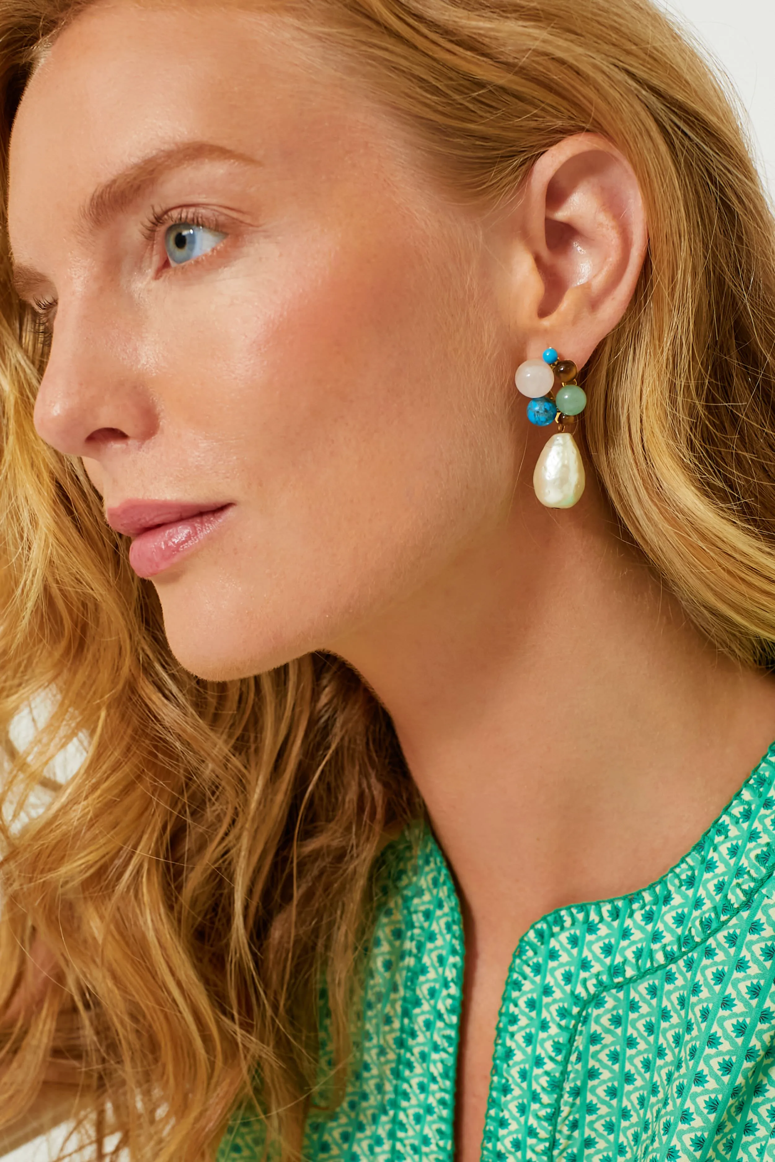 Jennifer Behr x Julia Berolzheimer Multi Cove Earrings