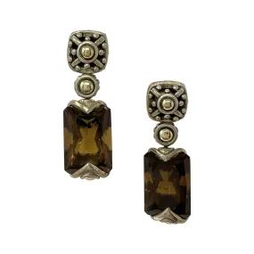 John Hardy Two-tone Batu Sari Quartz Drop Earrings