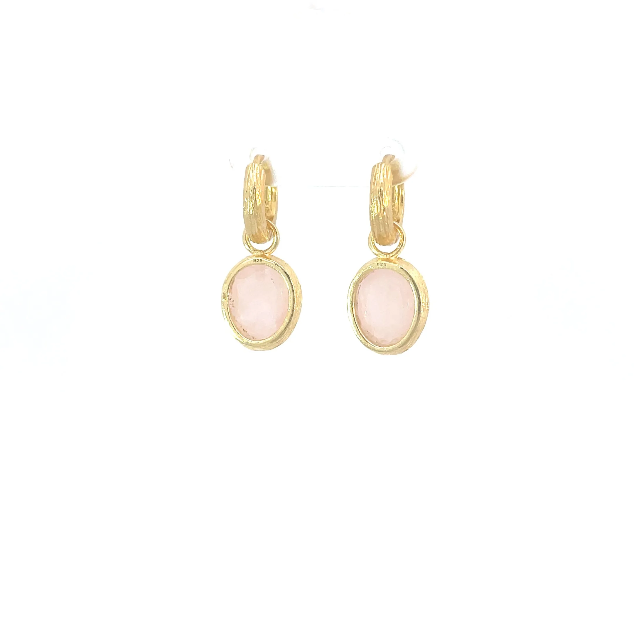 Jorge Revilla Shade Rose Quartz Earrings