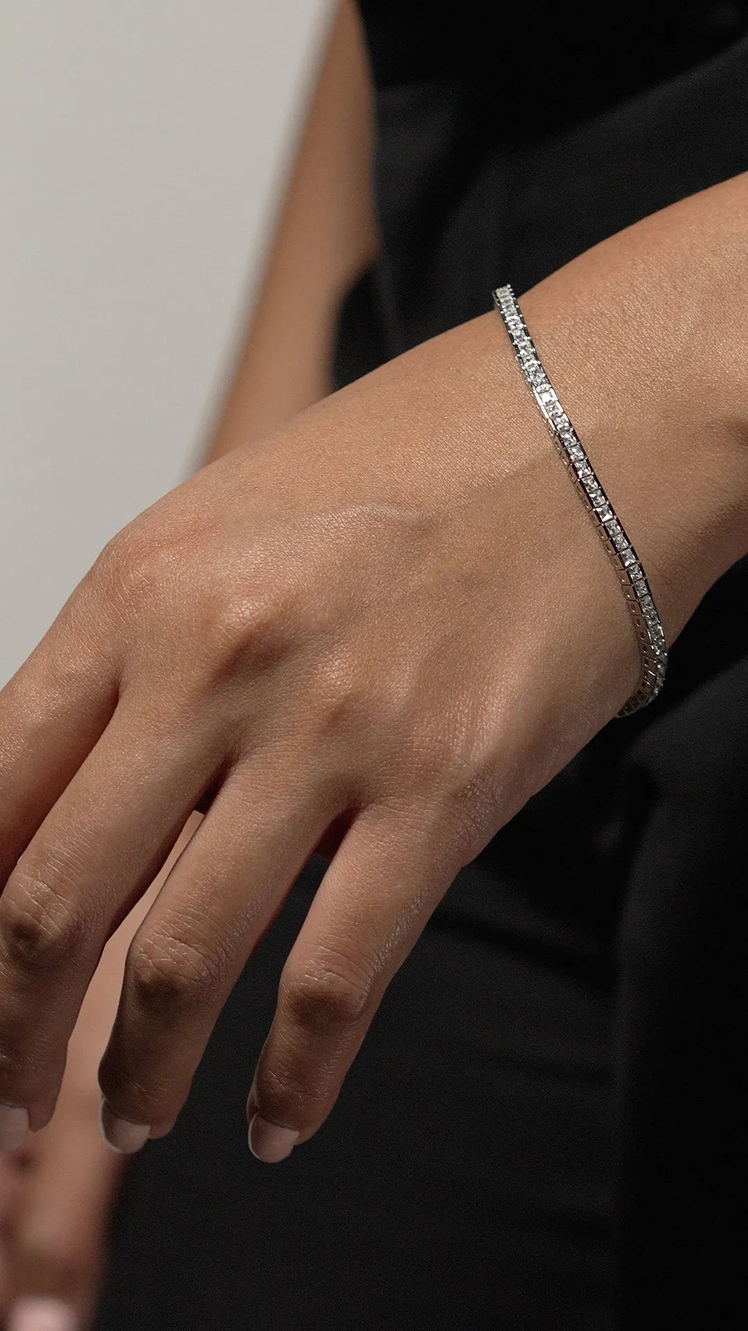 Kayla Bracelet White Gold Plated