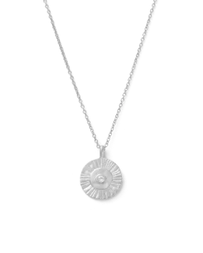 Kirstin Ash Afterglow Coin Necklace- Silver