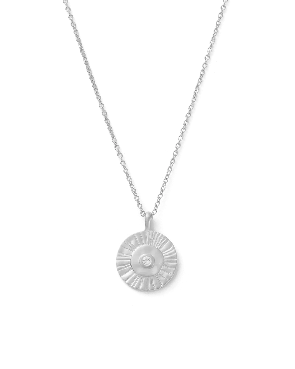 Kirstin Ash Afterglow Coin Necklace- Silver