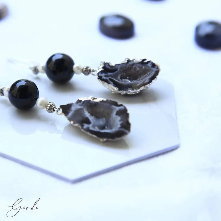 Leos Earrings - Geode Gems