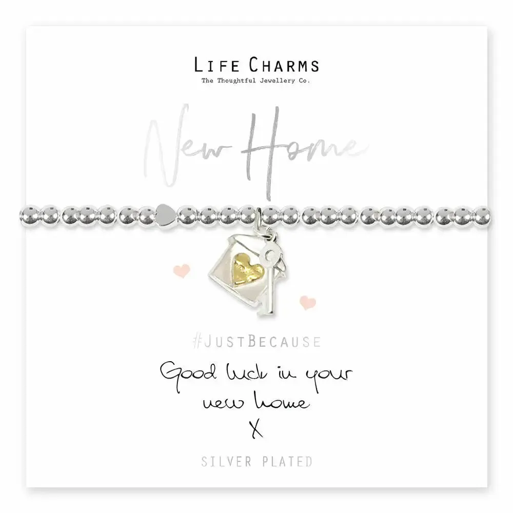 Life Charms Good Luck In Your New Home Bracelet