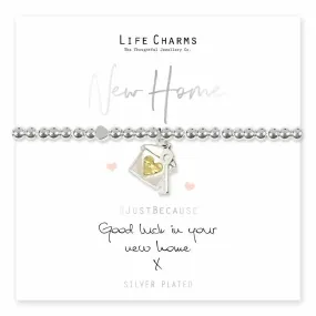 Life Charms Good Luck In Your New Home Bracelet