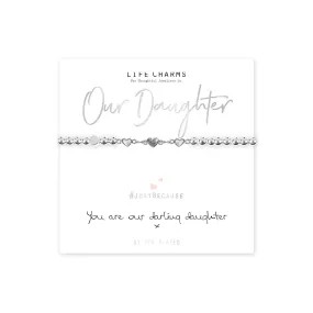 Life Charms "You Are Our Darling Daughter" Bracelet