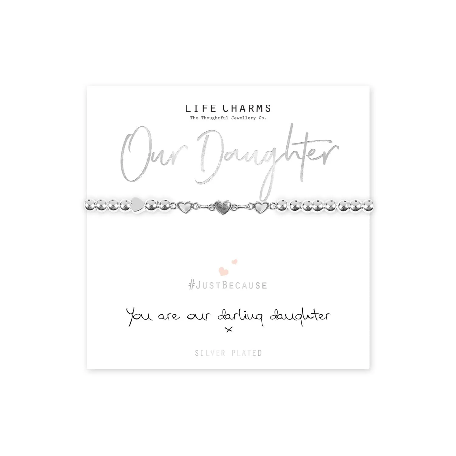 Life Charms "You Are Our Darling Daughter" Bracelet