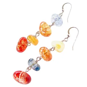 Mackenzie: Summer Earrings of Mixed Quartz