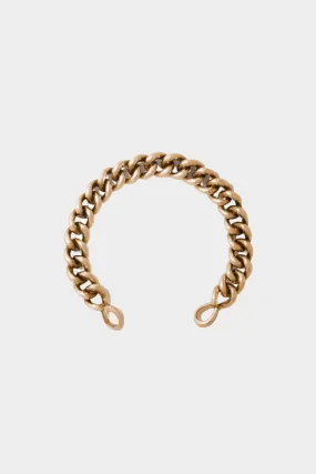 MiniMega Curb Chain Bracelet, Yellow Gold