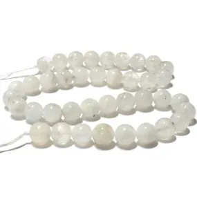 Moonstone 10mm Smooth Rounds Strand