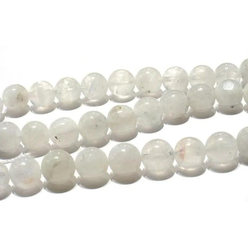 Moonstone 10mm Smooth Rounds Strand