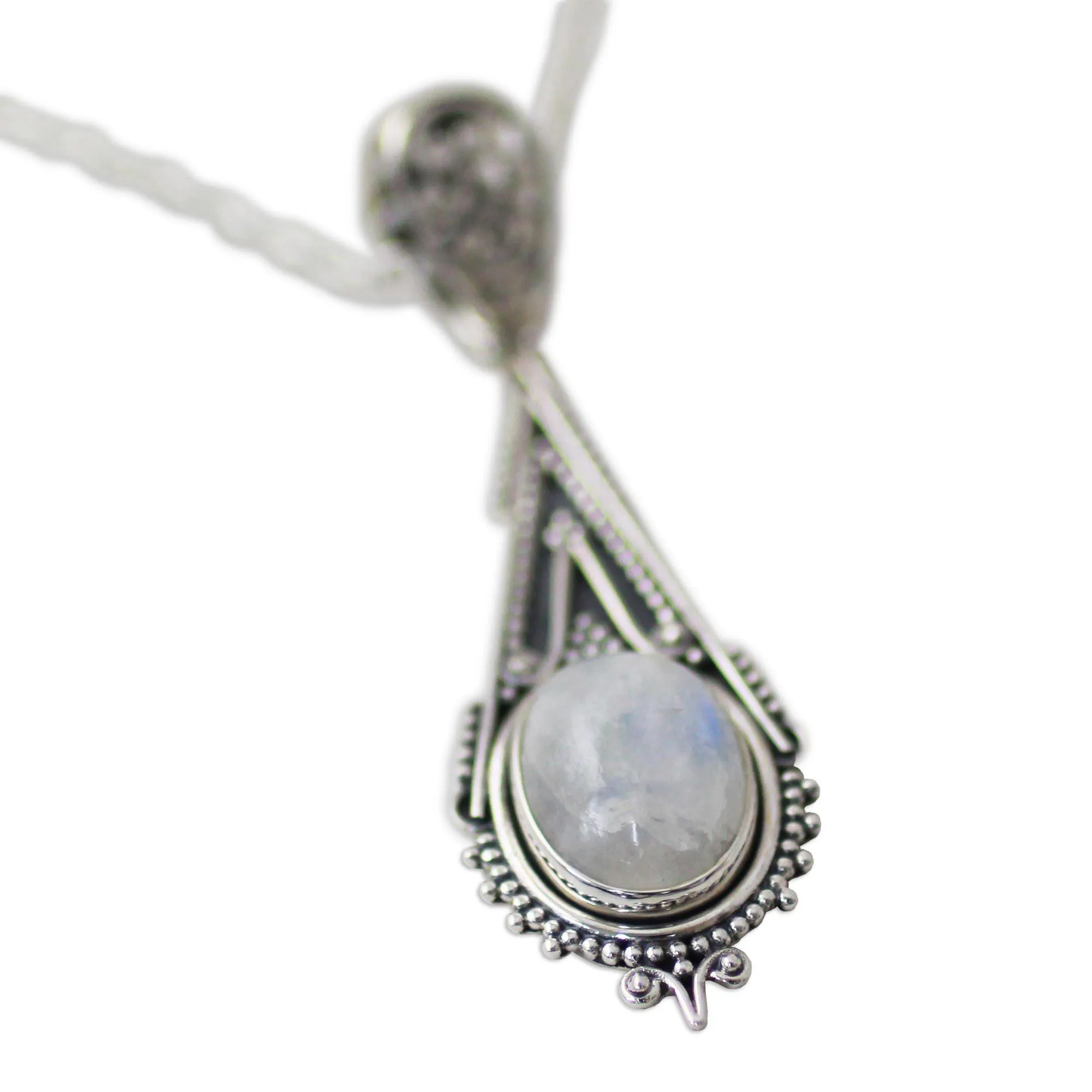 Moonstone Radiance Pendant Necklace