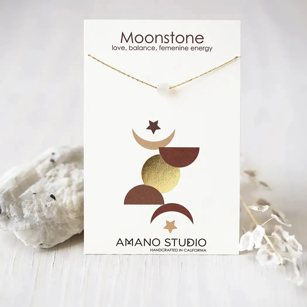 Moonstone Stone Necklace