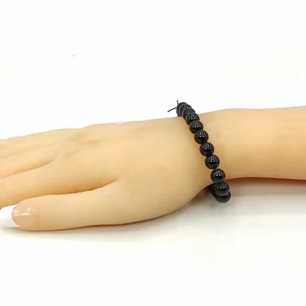 Natural Black Tourmaline Bracelet Protection from Negativity & Negative People