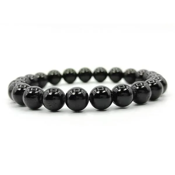 Natural Black Tourmaline Bracelet Protection from Negativity & Negative People