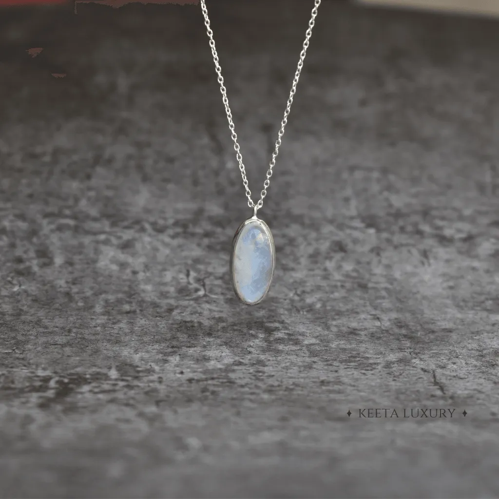 Oval Regency - Moonstone Necklace