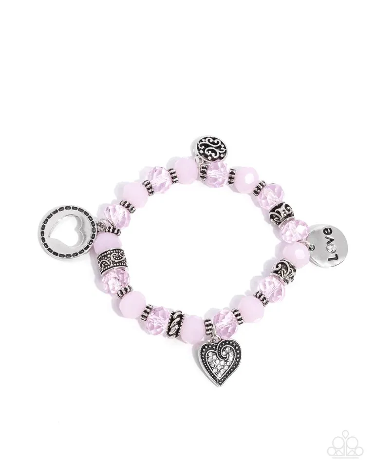 Paparazzi Bracelet ~ Filigree Finesse - Pink