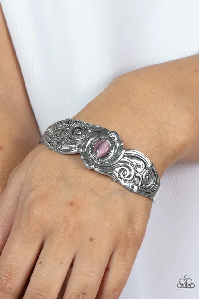 Paparazzi Bracelet ~ Glowing Enchantment - Purple