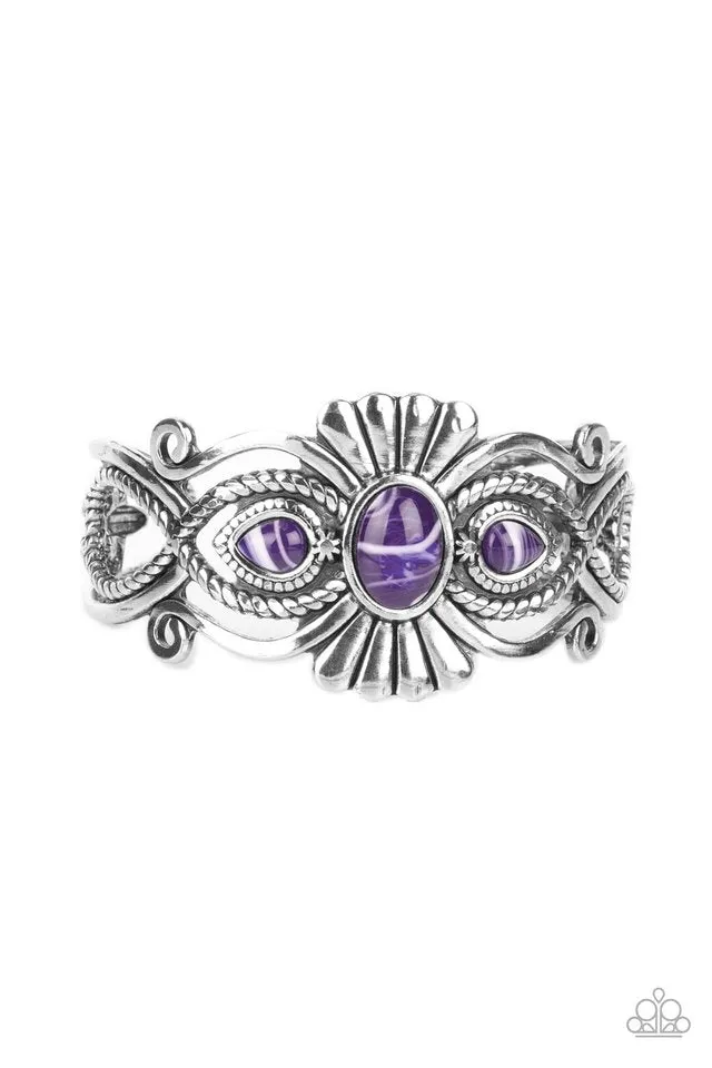 Paparazzi Bracelet ~ Rural Rumination - Purple