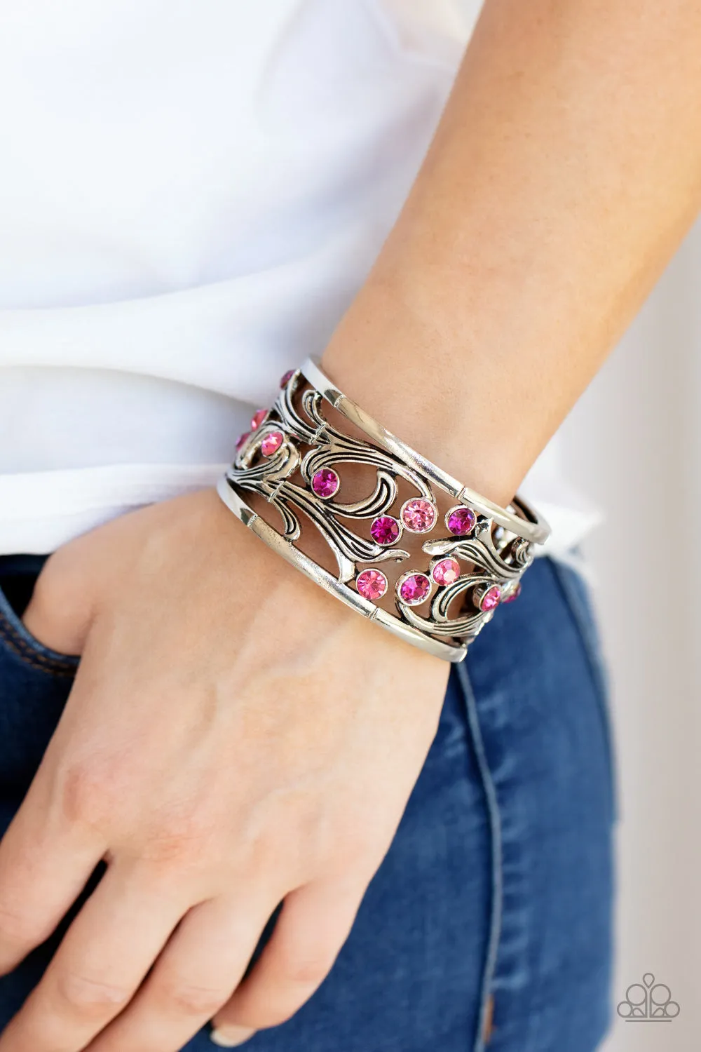 Paparazzi Garden Masquerade - Pink Bracelet