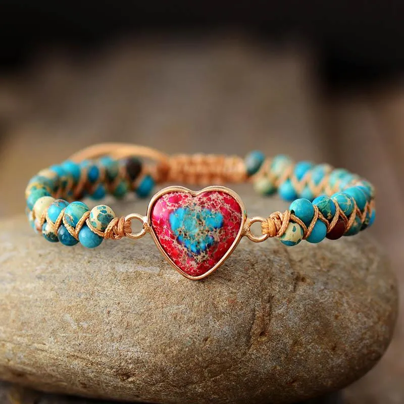 Passion Heart Friendship Bracelet