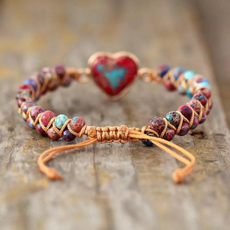 Passion Heart Friendship Bracelet