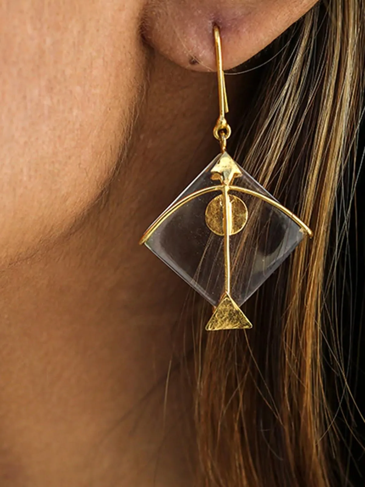 PATANG Earrings Quartz