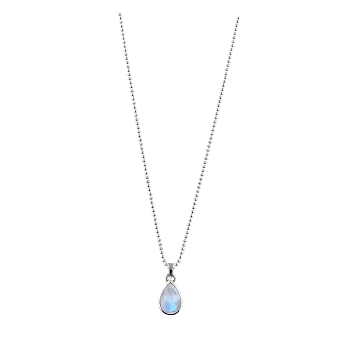 PEAR SHAPED MOONSTONE NECKLACE