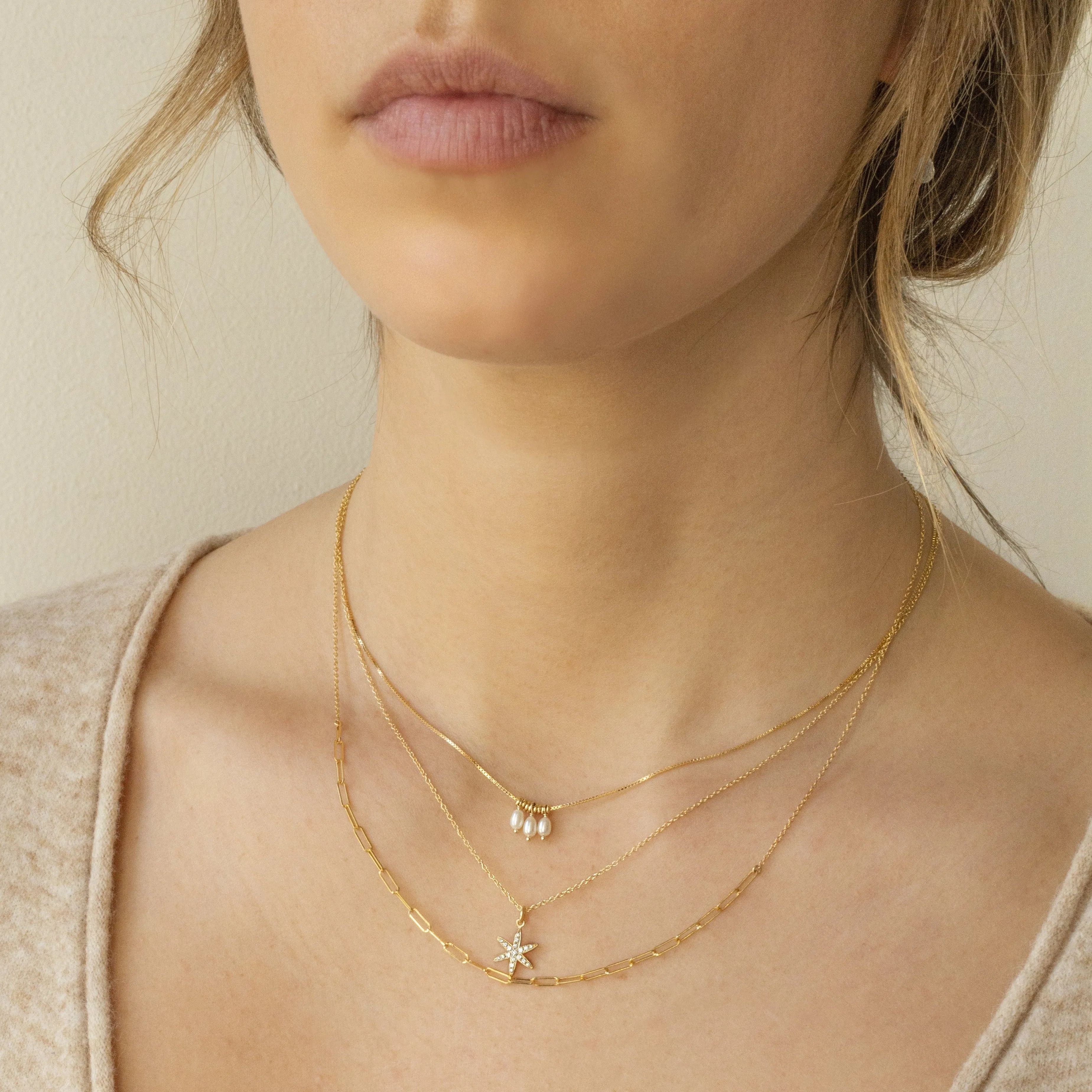 Pearl Trio Necklace