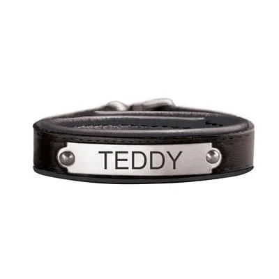 Perri's Custom Padded Leather Bracelet with Plate