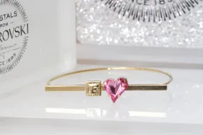 PINK HEART BRACELET